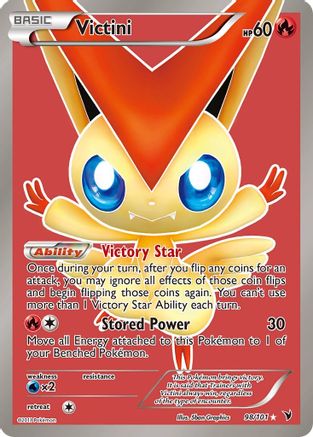 Victini (98 Full Art) 098 - Holofoil Noble Victories - Ultra Rare