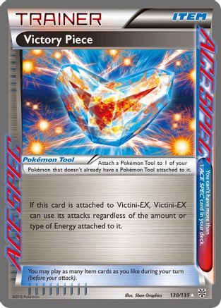 Victory Piece 130 - Holofoil Plasma Storm - Rare Ace