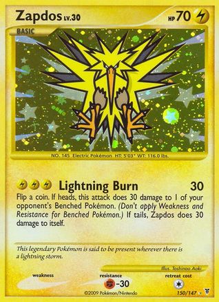 Zapdos (150) 150 - Holofoil Supreme Victors - Secret Rare
