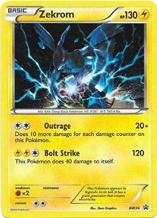 Zekrom BW24 - Holofoil Black and White Promos - Promo