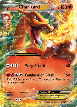 Charizard EX (12) 012/106 - Holofoil XY Flashfire - Ultra Rare