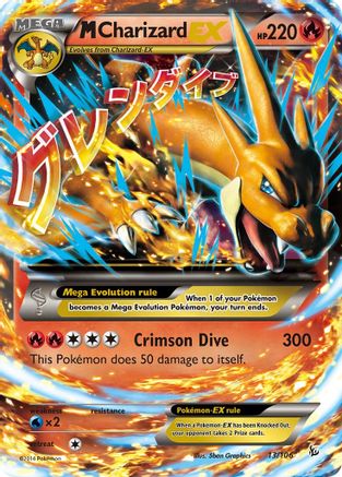 M Charizard EX (Y) 013/106 - Holofoil XY Flashfire - Ultra Rare