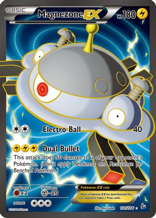 Magnezone EX (101 Full Art) 101 - Holofoil XY Flashfire - Ultra Rare