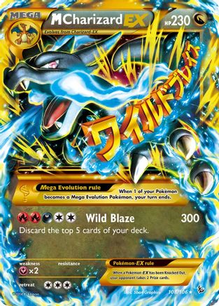 M Charizard EX (X) (Secret) 108/106 - Holofoil XY Flashfire - Secret Rare