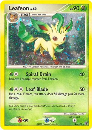 Leafeon 024/100 - Holofoil Deck Exclusives - Holo Rare