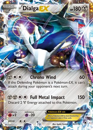Dialga EX 062/119 - Holofoil XY Phantom Forces - Ultra Rare