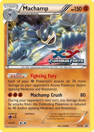 Machamp XY13 - Holofoil XY Promos - Promo