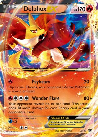 Delphox EX XY19 - Holofoil XY Promos - Promo