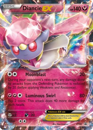 Diancie EX XY43 - Holofoil XY Promos - Promo