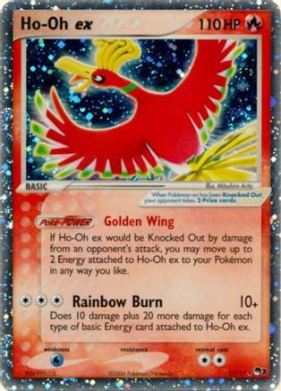 Ho-Oh ex (Holo) 017 - Holofoil POP Series 3 - Ultra Rare
