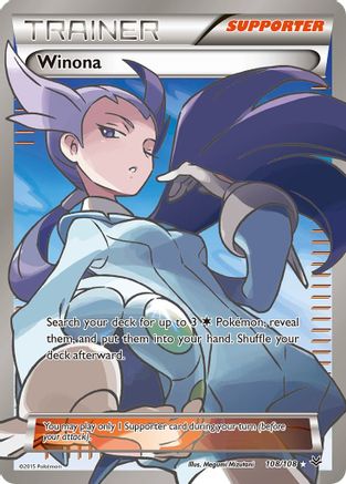 Winona (108 Full Art) 108/108 - Holofoil XY Roaring Skies - Ultra Rare