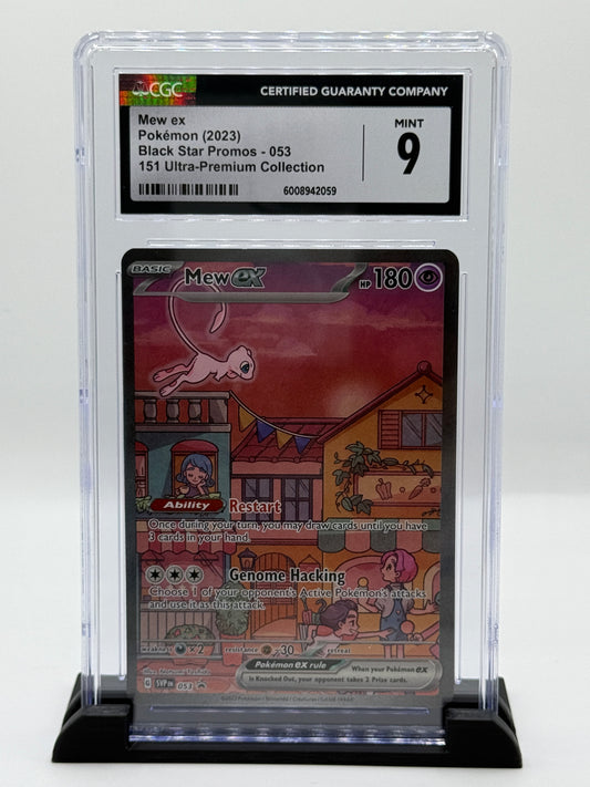 CGC 9 2023 Pokemon Scarlet and Violet Black Star Promo Mew Ex #053