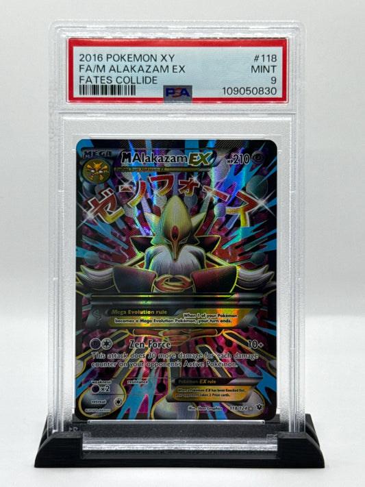 PSA 9 2016 Pokémon XY Fates Collide M Alakazam EX #118