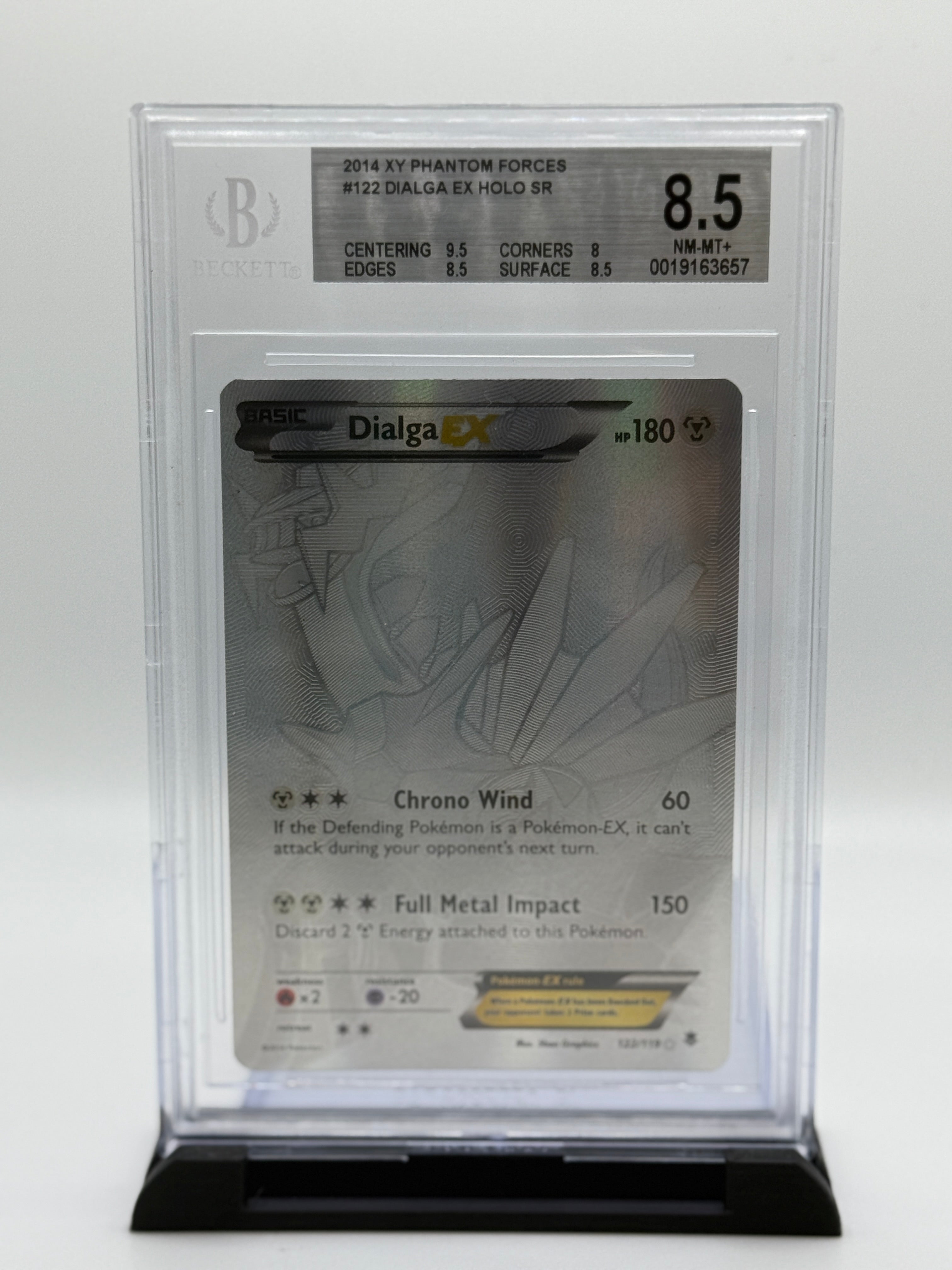 BGS 8.5 2014 Pokemon XY Phantom Forces Dialga Ex #122 – Skiplup's Poke Shop!