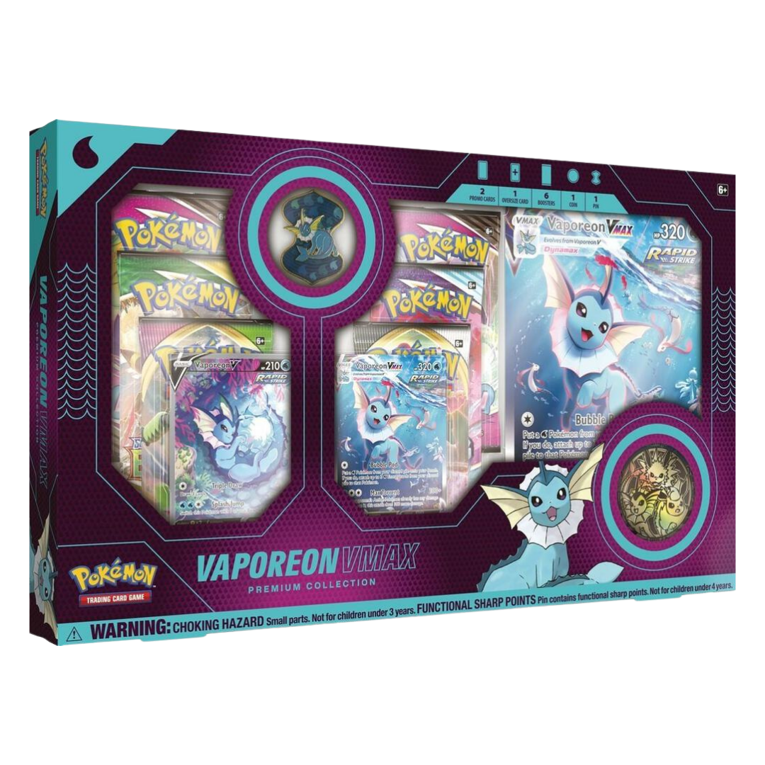 Vaporeon VMAX Premium Collection Box