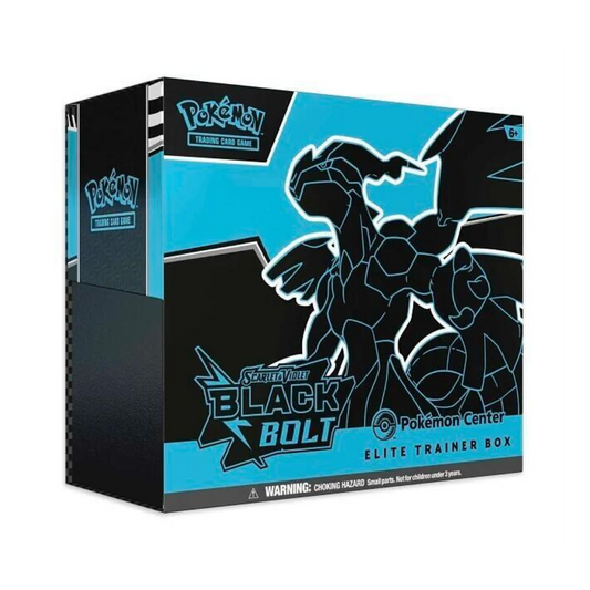 Black Bolt Pokémon Center Elite Trainer Box