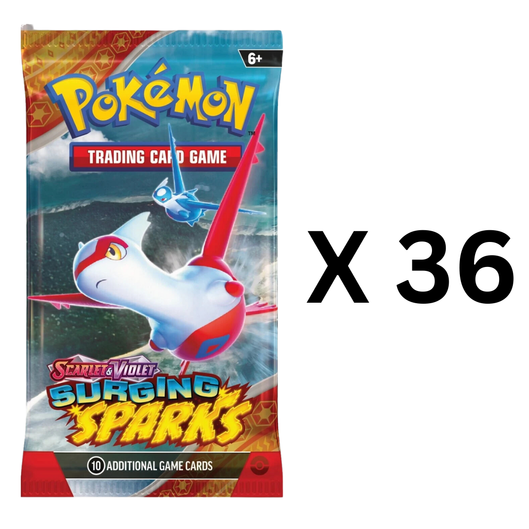 Pokémon Surging Sparks 36 Loose Pack Bundle