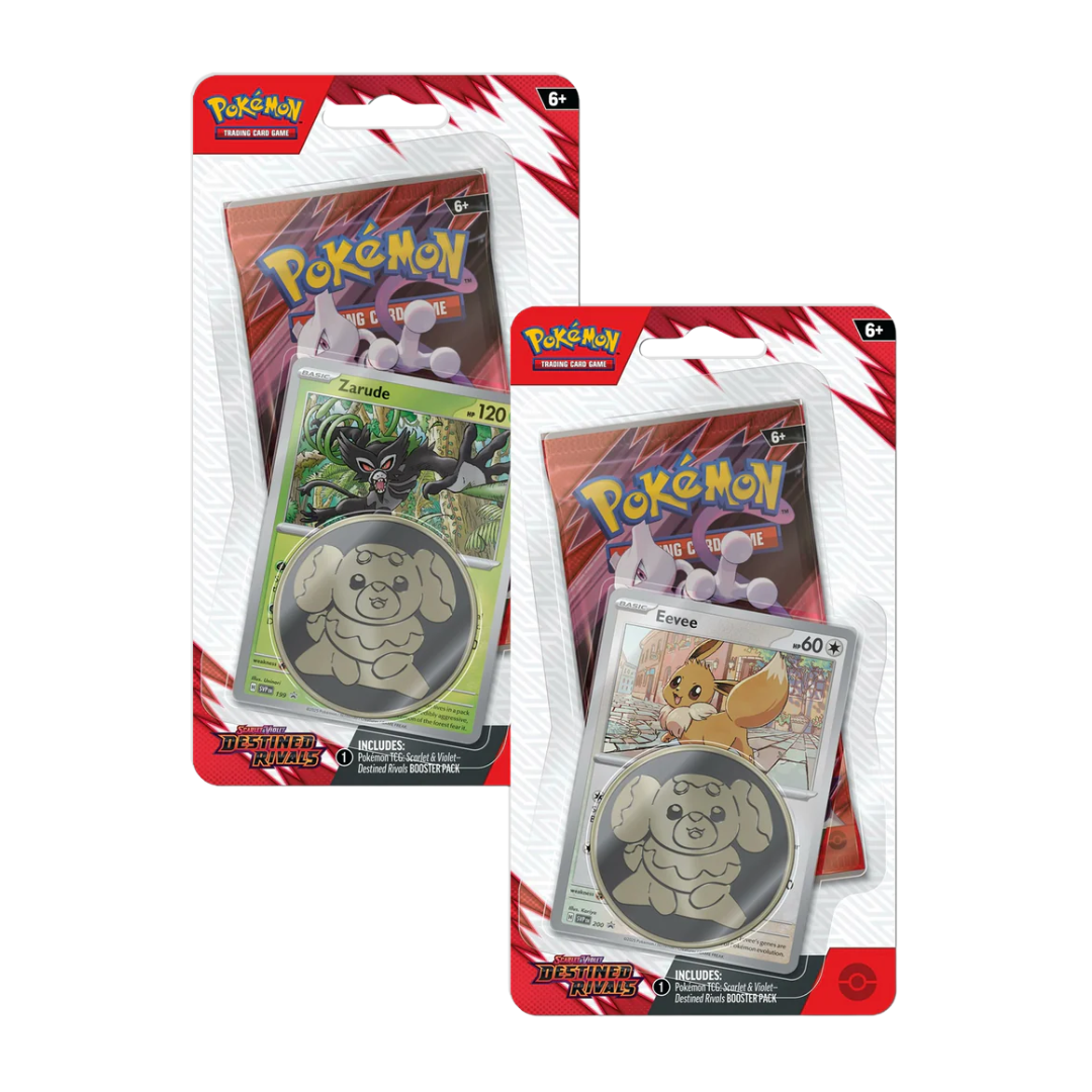 LIMIT 8] Pokémon Destined Rivals Checklane Blister SET OF 2 (Preorder –  Skiplup's Poke Shop!