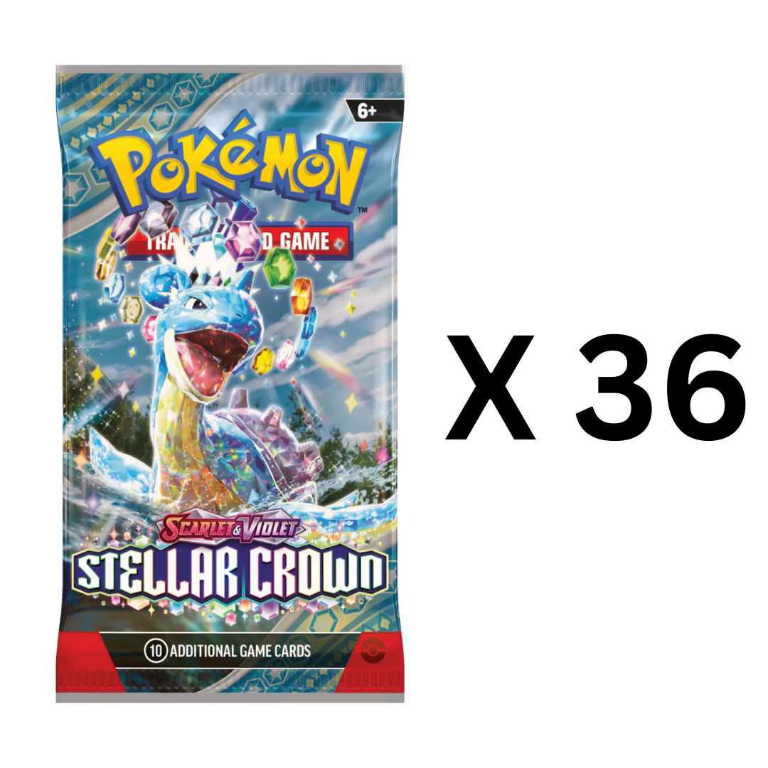 Pokemon Stellar Crown 36 Loose Pack Bundle
