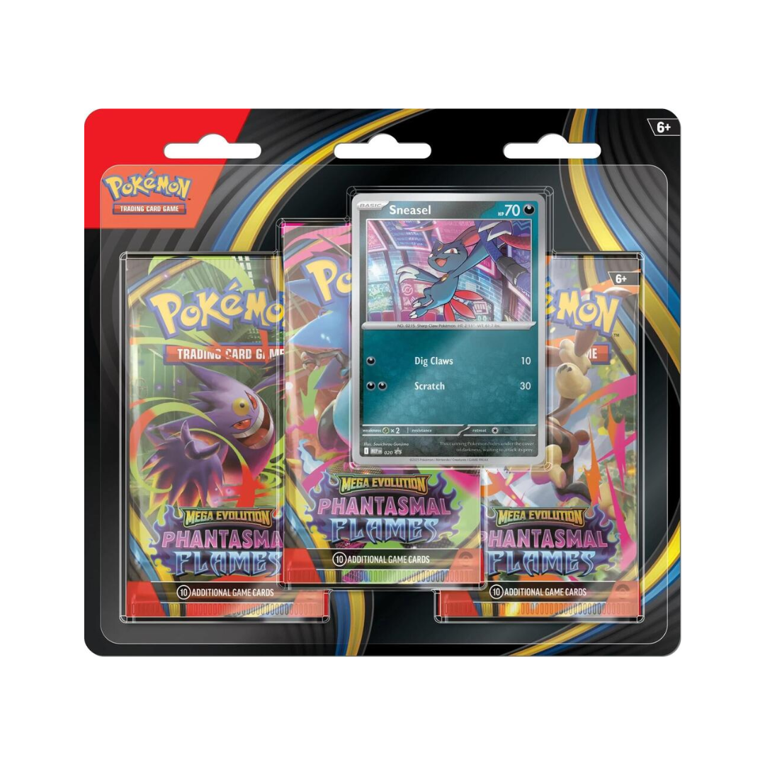 Pokémon Phantasmal Flames 3-Pack Blister (Sneasel)