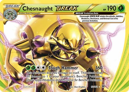 Chesnaught BREAK 012/162  - Holofoil XY  BREAKthrough - Ultra Rare