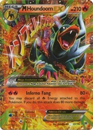 M Houndoom EX 022/162  - Holofoil XY  BREAKthrough - Ultra Rare