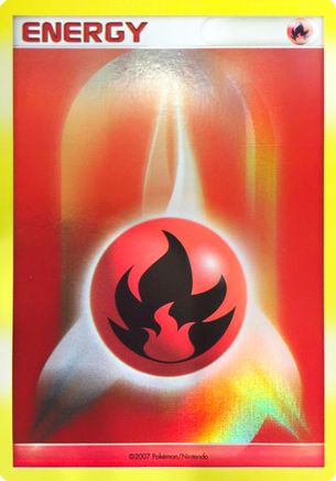 Fire Energy (2007  - Holofoil League & Championship Cards - Promo