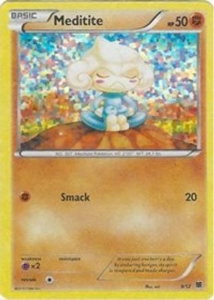 Meditite 009/12  - Holofoil McDonalds Promos 2015 - Promo