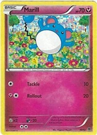 Marill 010/12  - Holofoil McDonalds Promos 2015 - Promo