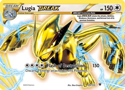 Lugia BREAK 079/124  - Holofoil XY  Fates Collide - Rare BREAK