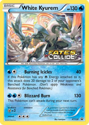 White Kyurem (Prerelease) XY128  - Holofoil XY Promos - Promo
