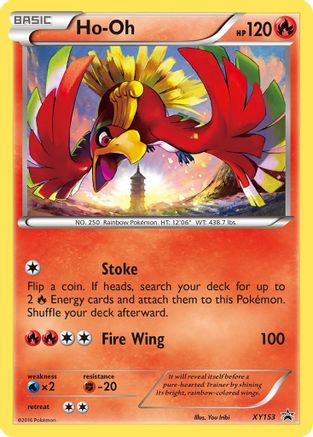 Ho-Oh XY153  - Holofoil XY Promos - Promo