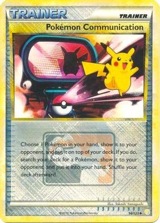 Pokemon Communication 098/129  - Reverse Holofoil League & Championship Cards - Promo