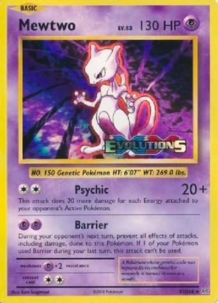 Mewtwo (XY Evolutions Prerelease) 051  - Holofoil XY Promos - Promo