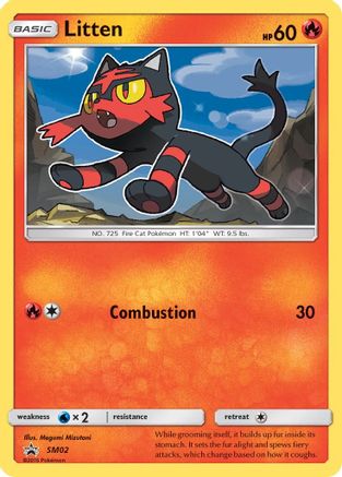 Litten SM02  - Holofoil SM Promos - Promo