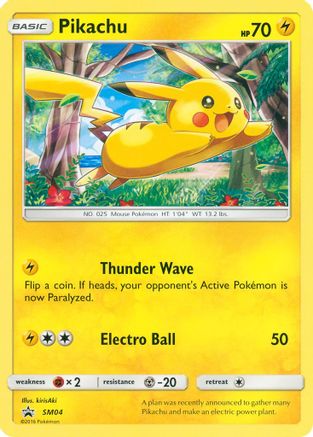Pikachu SM04  - Holofoil SM Promos - Promo