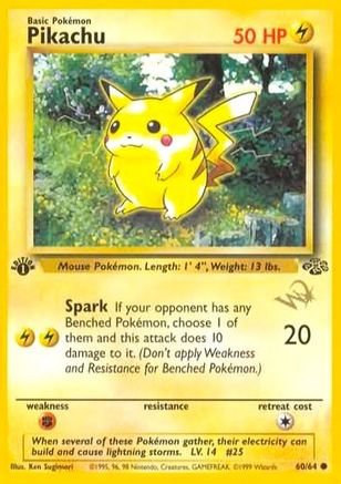 Pikachu [W Stamped] 060/64  WoTC Promo - Promo