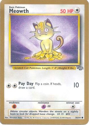 Meowth 056/64  Miscellaneous Cards & Products - Promo