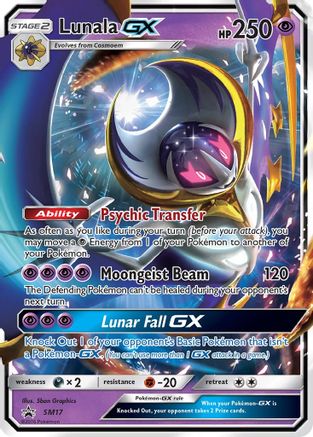 Lunala GX SM17  - Holofoil SM Promos - Promo