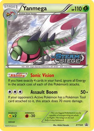 Yanmega (XY Steam Siege Prerelease) XY144  - Holofoil XY Promos - Promo