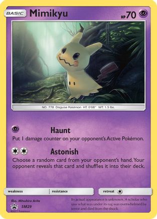 Mimikyu SM29  - Holofoil SM Promos - Promo