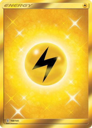Lightning Energy (Secret) 168/145  - Holofoil SM  Guardians Rising - Secret Rare