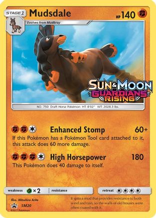 Mudsdale SM20  - Holofoil SM Promos - Promo