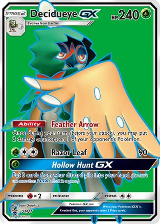 Decidueye GX SM37  - Holofoil SM Promos - Promo