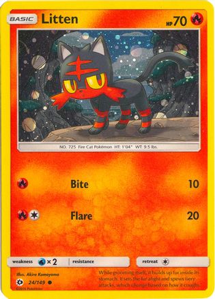 Litten 024/149  - Holofoil Miscellaneous Cards & Products - Promo