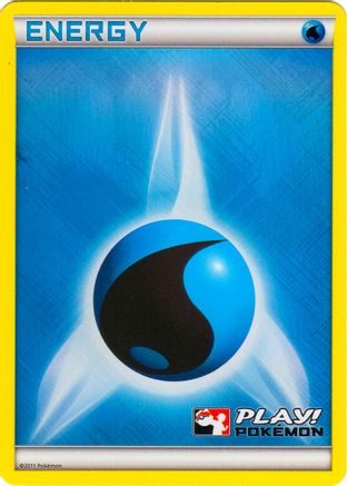 Water Energy (2011 Play! Pokemon)  - Holofoil League & Championship Cards - Promo