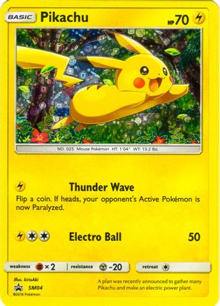 Pikachu SM04  - Holofoil Miscellaneous Cards & Products - Promo