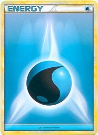 Water Energy (2010 Unnumbered HGSS Style Non-Holo)  League & Championship Cards - Promo