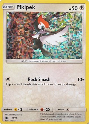 Pikipek 011/12  - Holofoil McDonalds Promos 2017 - Promo