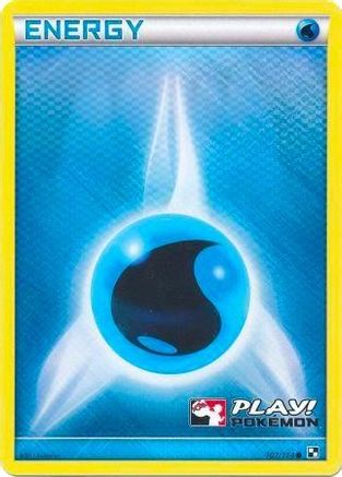 Water Energy 107/114  - Holofoil League & Championship Cards - Promo